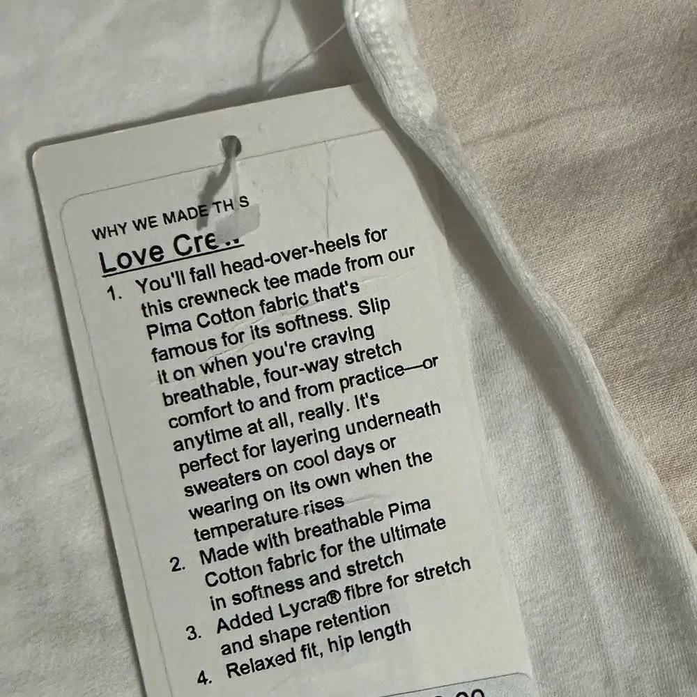 Lululemon Athletica Love Crew Shirt